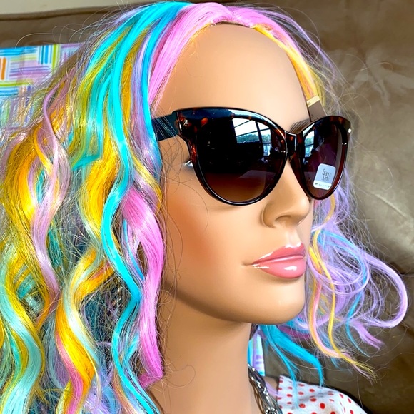 Leopard frame glasses NWT womens 100% UVA & UVB Protection Franco Sarto - Picture 7 of 16